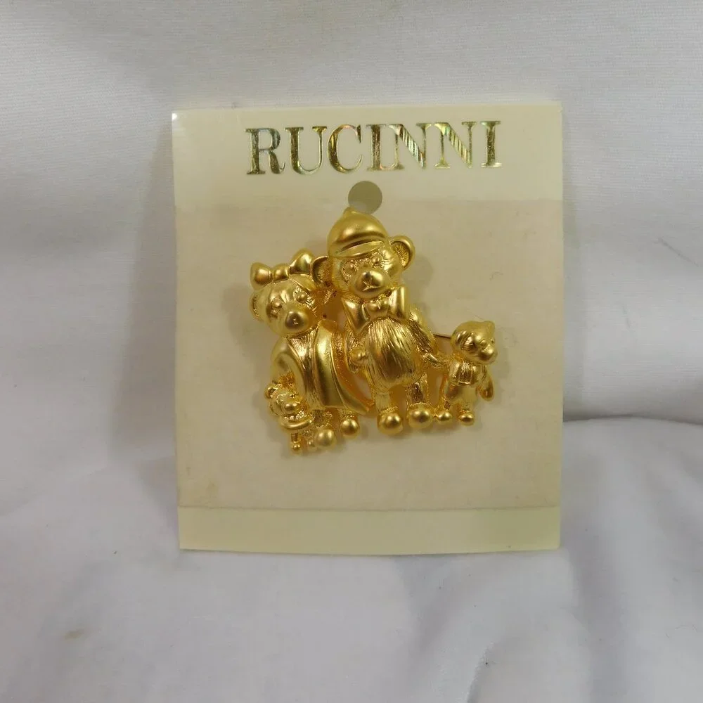 Ladies Rucinni Brooch - Picture 3 of 3